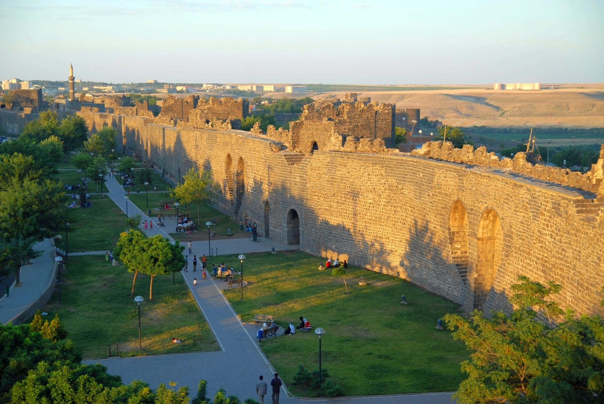 View from the inside of the fortress